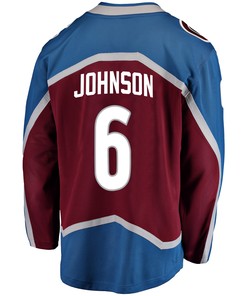 Colorado Avalanche Erik Johnson 6 Home 2022 Stanley Cup Final Breakaway Men Jersey - Burgundy - Robokeg