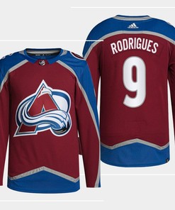Colorado Avalanche Evan Rodrigues 9 Burgundy Home Primegreen Jersey 2022-23 - Robokeg