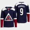 Colorado Avalanche Evan Rodrigues 9 Navy Alternate Primegreen Jersey 2022-23 - Robokeg