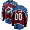 Colorado Avalanche Fanatics Branded Home Breakaway Custom Jersey - Maroon Custom Jerseys Nhl - Robokeg