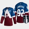 Colorado Avalanche Gabriel Landeskog 92 2022 Western Champs Burgundy Jersey Stadium Series - Robokeg