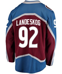 Colorado Avalanche Gabriel Landeskog 92 Home 2022 Stanley Cup Champions Breakaway Men Jersey - Burgundy - Robokeg