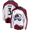 Colorado Avalanche Jack Johnson 3 Away 2022 Stanley Cup Final Breakaway Men Jersey - White - Robokeg