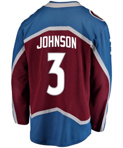 Colorado Avalanche Jack Johnson 3 Home 2022 Stanley Cup Champions Breakaway Men Jersey - Burgundy - Robokeg