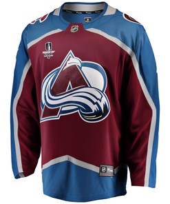 Colorado Avalanche Jack Johnson 3 Home 2022 Stanley Cup Final Breakaway Men Jersey - Burgundy - Robokeg