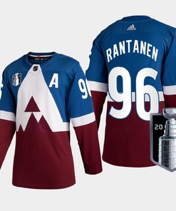 Colorado Avalanche Mikko Rantanen 96 2022 Western Champs Burgundy Jersey Stadium Series - Robokeg