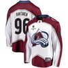 Colorado Avalanche Mikko Rantanen 96 Away 2022 Stanley Cup Champions Breakaway Men Jersey - White - Robokeg