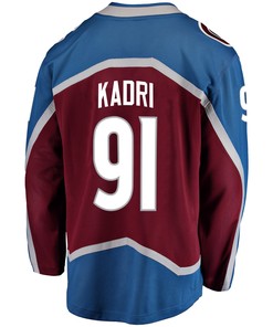Colorado Avalanche Nazem Kadri 91 Home 2022 Stanley Cup Final Breakaway Men Jersey - Burgundy - Robokeg