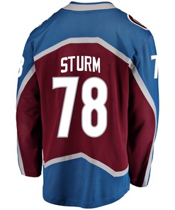 Colorado Avalanche Nico Sturm 78 Home 2022 Stanley Cup Final Breakaway Men Jersey - Burgundy - Robokeg