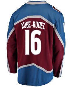 Colorado Avalanche Nicolas Aube-Kubel 16 Home 2022 Stanley Cup Champions Breakaway Men Jersey - Burgundy - Robokeg