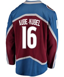 Colorado Avalanche Nicolas Aube-Kubel 16 Home 2022 Stanley Cup Playoffs Breakaway Men Jersey - Burgundy - Robokeg