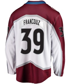 Colorado Avalanche Pavel Francouz 39 Away 2022 Stanley Cup Final Breakaway Men Jersey - White - Robokeg