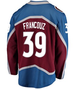 Colorado Avalanche Pavel Francouz 39 Home 2022 Stanley Cup Champions Breakaway Men Jersey - Burgundy - Robokeg