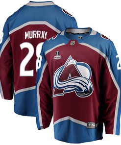 Colorado Avalanche Ryan Murray 28 Home 2022 Stanley Cup Playoffs Breakaway Men Jersey - Burgundy - Robokeg