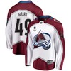 Colorado Avalanche Sam Girard 49 Away 2022 Stanley Cup Final Breakaway Men Jersey - White - Robokeg
