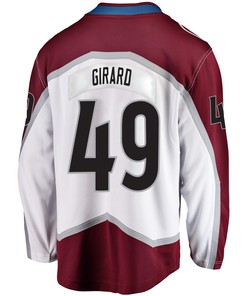 Colorado Avalanche Sam Girard 49 Away 2022 Stanley Cup Final Breakaway Men Jersey - White - Robokeg
