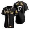 Colorado Rockies #17 Todd Helton Mlb Golden Brandedition Black Jersey Gift For Rockies Fans - Robokeg