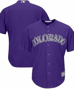 Colorado Rockies Alternate Official Cool Base Team Jersey - Purple - Robokeg