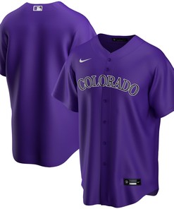 Colorado Rockies Alternate Replica Team Jersey Purple Mlb - Robokeg