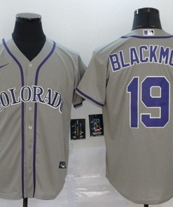 Colorado Rockies Charlie Blackmon #19 2020 Mlb Grey Jersey - Robokeg