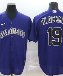 Colorado Rockies Charlie Blackmon #19 2020 Mlb Navy Blue Jersey - Robokeg