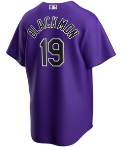 Colorado Rockies Charlie Blackmon #19 2020 Mlb Purple Jersey - Robokeg
