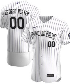 Colorado Rockies Home Pick-a-player Retired Roster Authentic Jersey - White Custom Jerseys Mlb - Robokeg