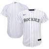 Colorado Rockies Home Replica Team Jersey White Mlb - Robokeg