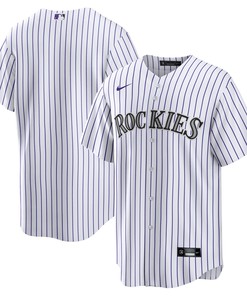 Colorado Rockies Home Replica Team Jersey - White Mlb - Robokeg