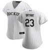 Colorado Rockies Kris Bryant 23 Mlb White Player Jersey Gift For Rockies Fans - Robokeg