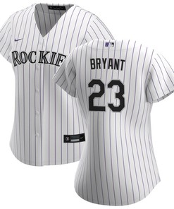 Colorado Rockies Kris Bryant 23 Mlb White Player Jersey Gift For Rockies Fans - Robokeg