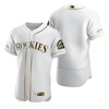 Colorado Rockies Mlb Golden Brandedition White Jersey Gift For Rockies Fans - Robokeg