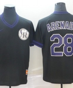 Colorado Rockies Nolan Arenado #28 2020 Mlb Black Jersey - Robokeg