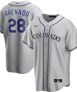 Colorado Rockies Nolan Arenado #28 2020 Mlb White Jersey - Robokeg