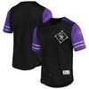Colorado Rockies Stitches Button-Up Jersey - Black/Purple Jersey - Robokeg