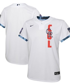 Colorado Rockies Youth 2021 Mlb All-star Game Jersey - White - Robokeg