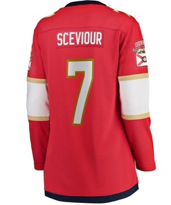 Colton Sceviour Florida Panthers Women's Home Breakaway Player Jersey - Red - Robokeg