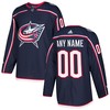 Columbus Blue Jackets Adidas Authentic Custom Jersey - Navy Custom Jerseys Nhl - Robokeg
