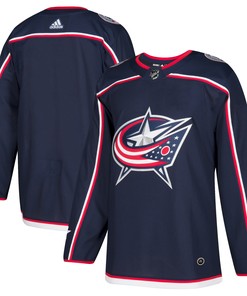 Columbus Blue Jackets Adidas Home Authentic Blank Jersey - Navy Nhl - Robokeg