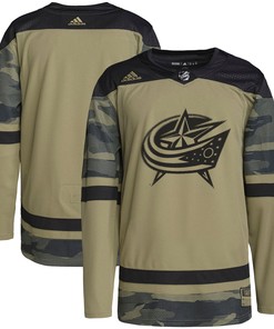 Columbus Blue Jackets Adidas Military Appreciation Team Authentic Practice Jersey - Camo Nhl - Robokeg