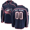 Columbus Blue Jackets Fanatics Branded Home Breakaway Custom Jersey Navy Custom Jerseys Nhl - Robokeg