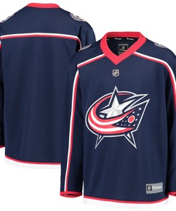 Columbus Blue Jackets Fanatics Branded Home Replica Blank Jersey - Navy Nhl - Robokeg