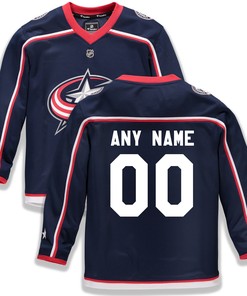 Columbus Blue Jackets Fanatics Branded Home Replica Custom Jersey - Navy Custom Jerseys Nhl - Robokeg