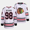 Connor Bedard #98 Chicago Blackhawks 2023 NHL Draft Away Men Jersey - White - Robokeg