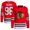 Connor Bedard 98 Chicago Blackhawks 2023 NHL Draft Home Breakaway Men Jersey - Red - Robokeg