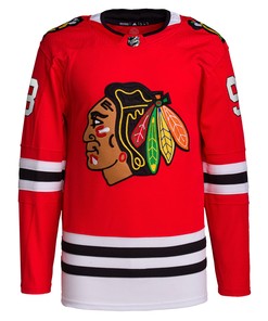 Connor Bedard 98 Chicago Blackhawks 2023 NHL Draft Home Breakaway Men Jersey - Red - Robokeg