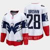 Connor Brown 28 Washington Capitals 2023 Jersey Stadium White Primegreen - Robokeg
