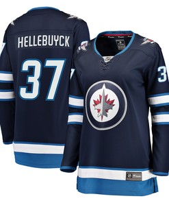 Connor Hellebuyck Winnipeg Jets Fanatics Branded Womens Breakaway Player Jersey - Navy Nhl - Robokeg