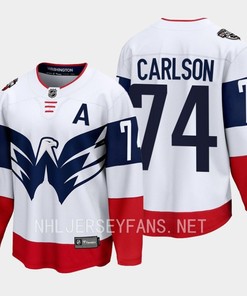 Conor Sheary 73 Washington Capitals 2023 Jersey Stadium White Primegreen - Robokeg