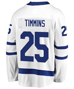 Conor Timmins 25 Toronto Maple Leafs Stanley Cup 2023 Playoffs Patch Away Breakaway Men Jersey - White - Robokeg